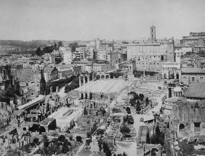 The Forum Romanum by English Photographer